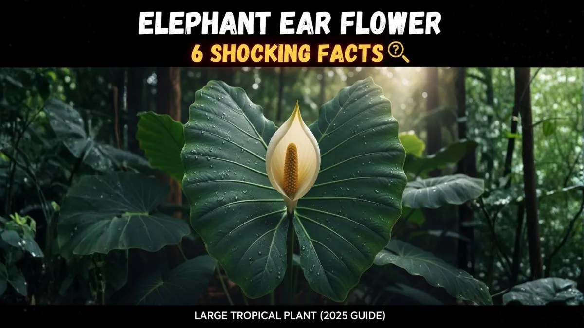 Elephant Ear Flower : The Real 6 Facts About This Large Tropical Plant (2025 Updated Guide)