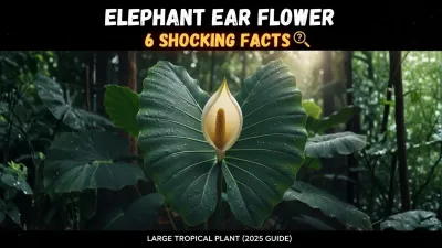 Elephant Ear Flower : The Real 6 Facts About This Large Tropical Plant (2025 Updated Guide)