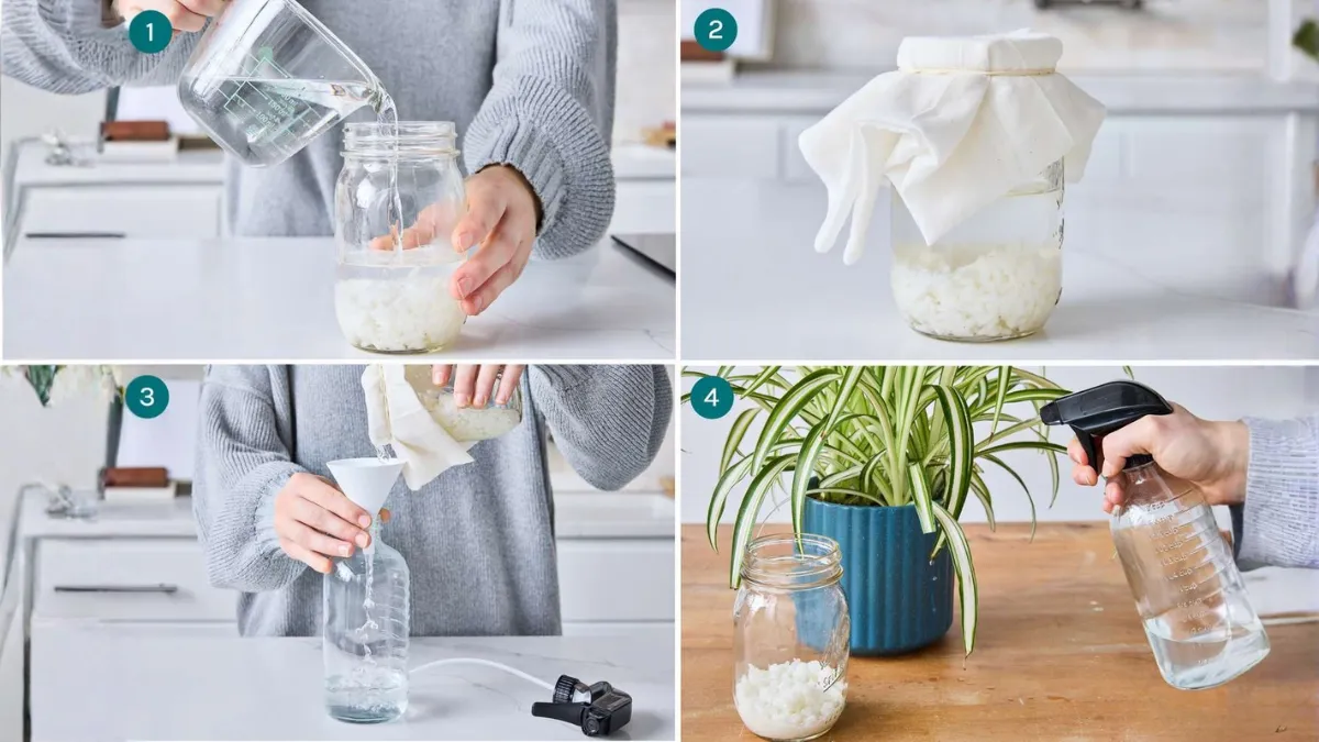 The Viral Spoon of Rice Water Hack : Thats Making Indoor Plants Grow Faster in 2025!