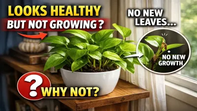 Money Plant Looks Healthy but Still Not Growing? The Real Reason Most Homes Miss