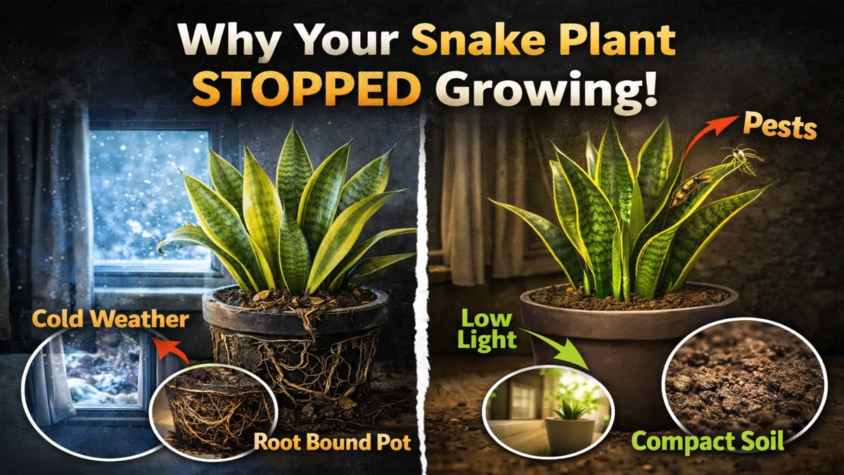 Snake Plant Stalled? Why Your Plant Isnt Growing For Months