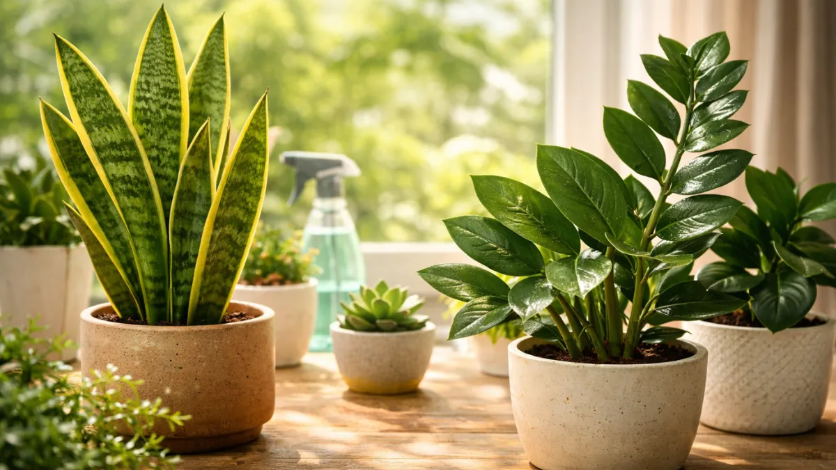 Best Indoor Plants for Allergy-Sensitive People (Low Pollen & Safe Picks)