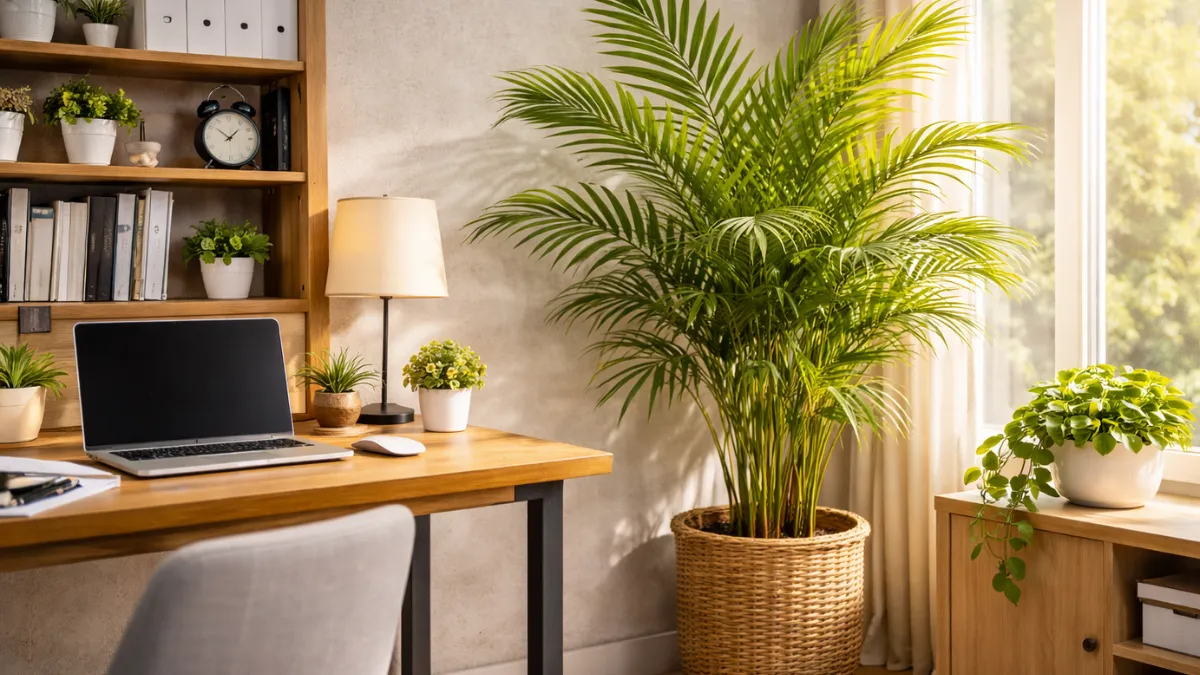 Best Indoor Plants for Home Office Focus & Productivity