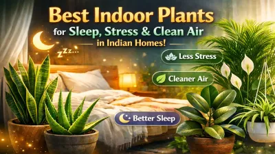 Best Indoor Plants for Sleep, Stress Relief & Clean Air (2026 Guide)