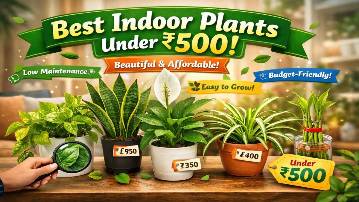 Best Indoor Plants Under ₹500 (Budget Friendly Guide)