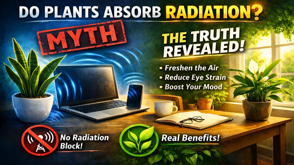 Do Indoor Plants Reduce Mobile & Laptop Radiation? Truth Revealed