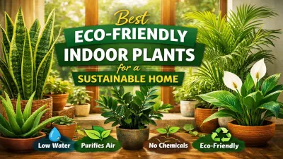 Best Indoor Plants for Sustainable & Eco-Friendly Homes