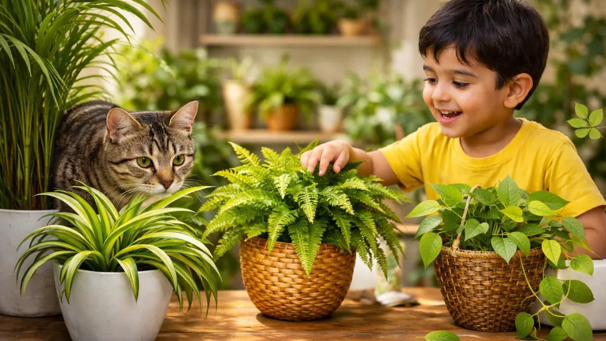 Best Indoor Plants Safe for Children & Toddlers