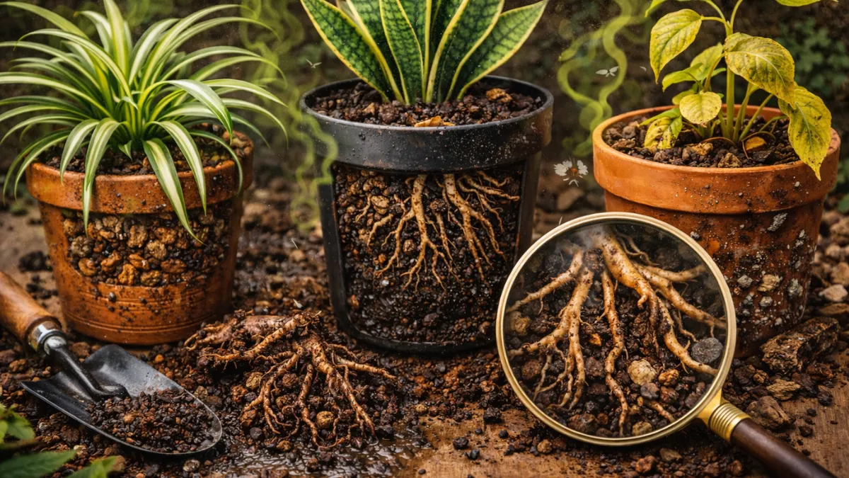 Why Indoor Plant Soil Smells Bad (And How to Fix It Safely)