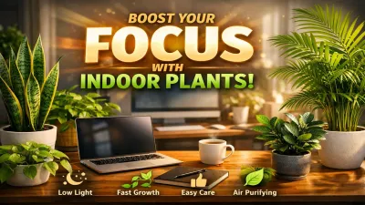 How to Decorate Your Workspace With Indoor Plants for Maximum Focus