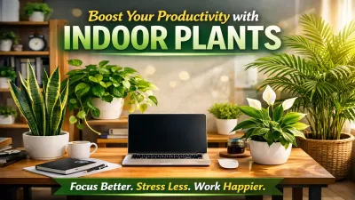 Best Indoor Plants for Home Office Focus & Productivity