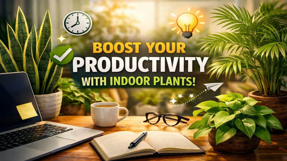Indoor Plants That Boost Your Productivity – Studies Confirm