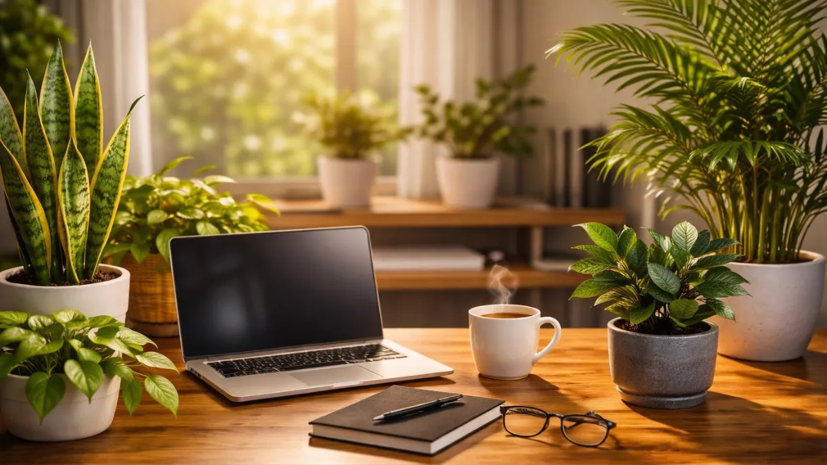 How to Decorate Your Workspace With Indoor Plants for Maximum Focus