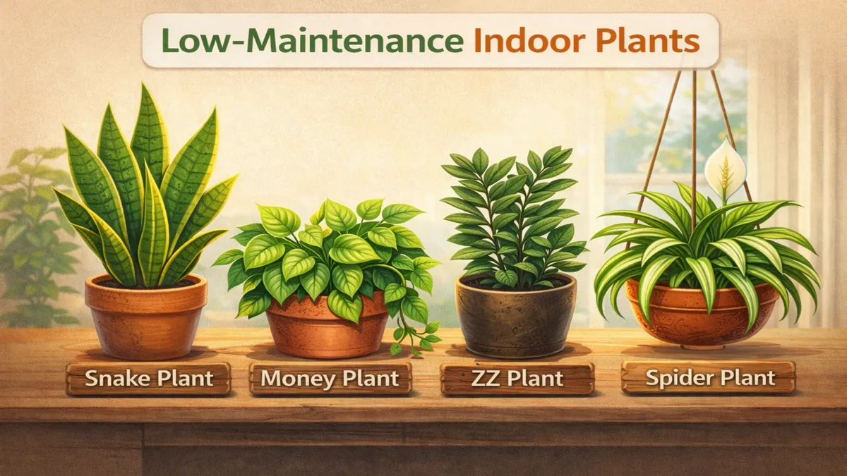 Best Indoor Plants for Beginners (No Gardening Experience Needed)