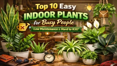 Top 10 Low-Maintenance Indoor Plants for Busy People