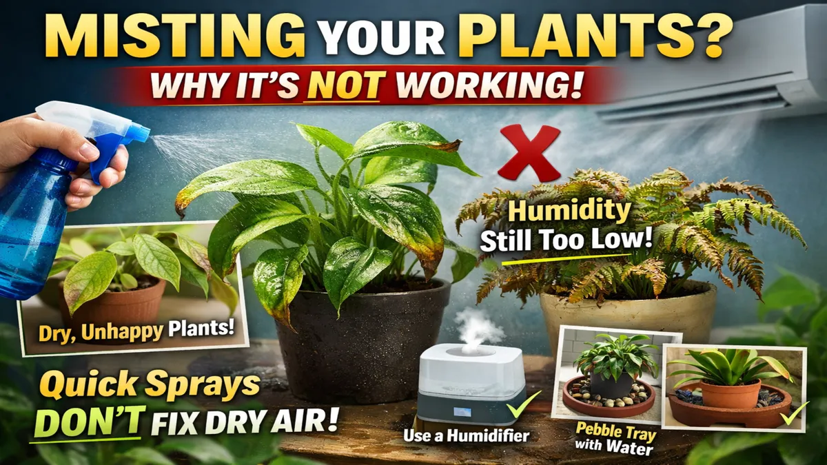Is Misting Indoor Plants Really Helping or Just Fooling You in AC Rooms?