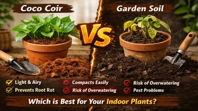 Coco Coir vs Garden Soil for Indoor Plants: Which Is Better?