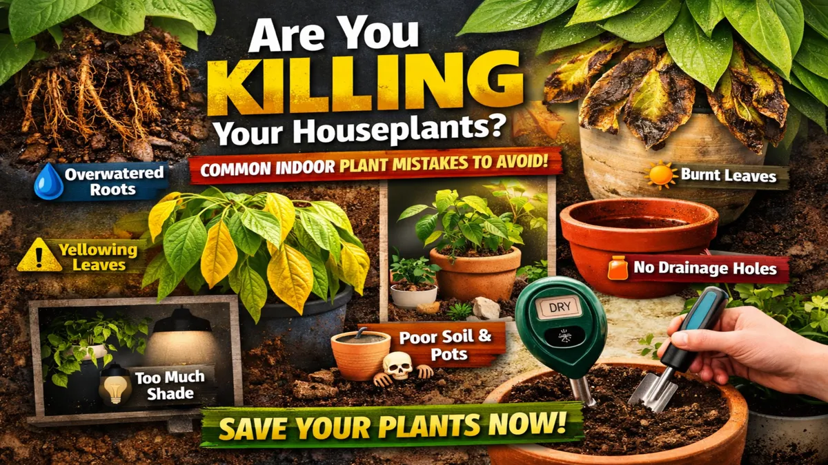7 Common Indoor Plant Mistakes That Slowly Kill Your Plants