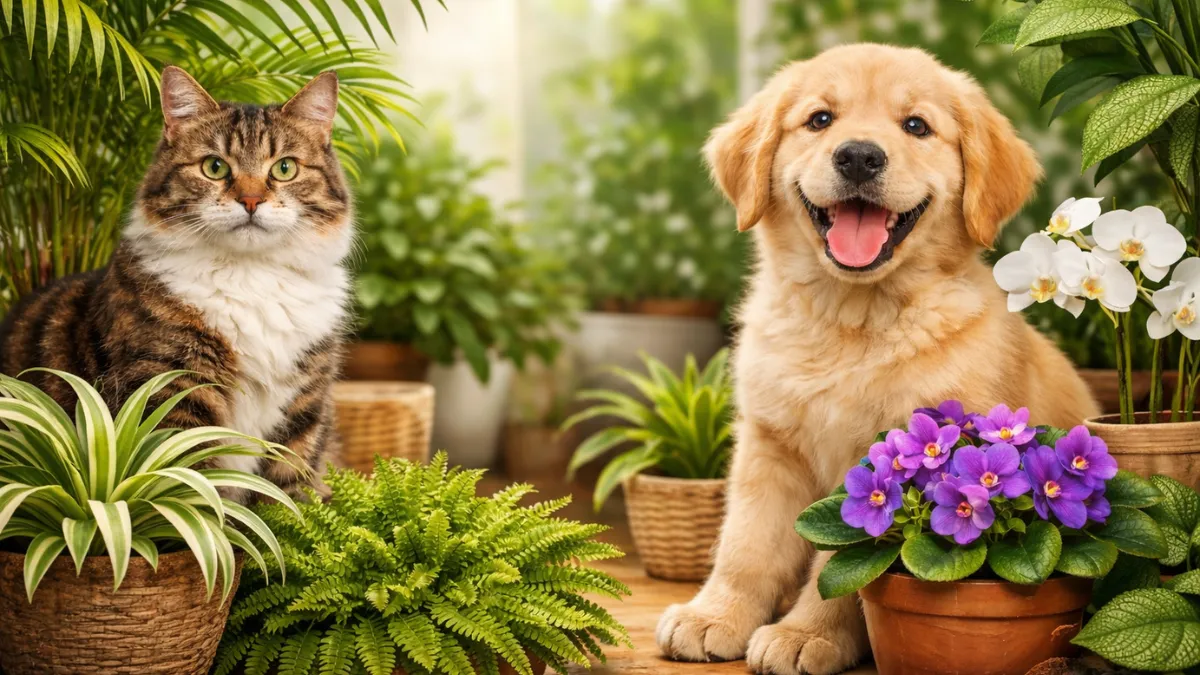 5 Pet-Safe Indoor Plants for Cats & Dogs (Non-Toxic & Easy to Grow)