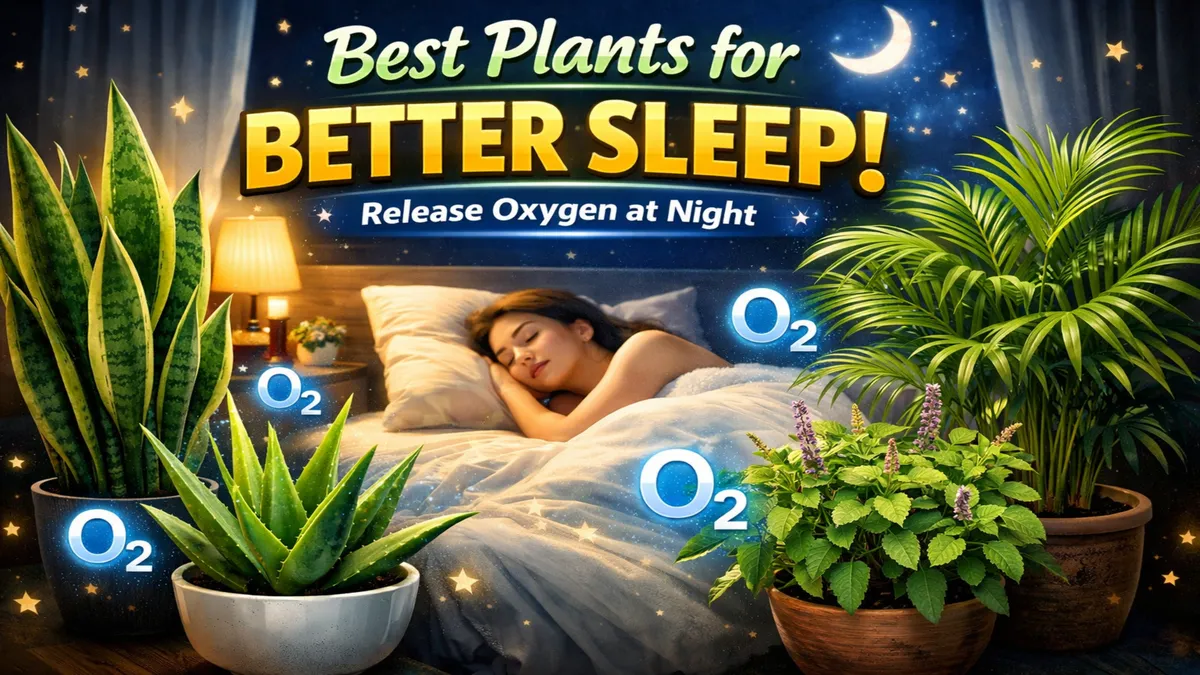 Oxygen Releasing Plants at Night: Best Bedroom Plants