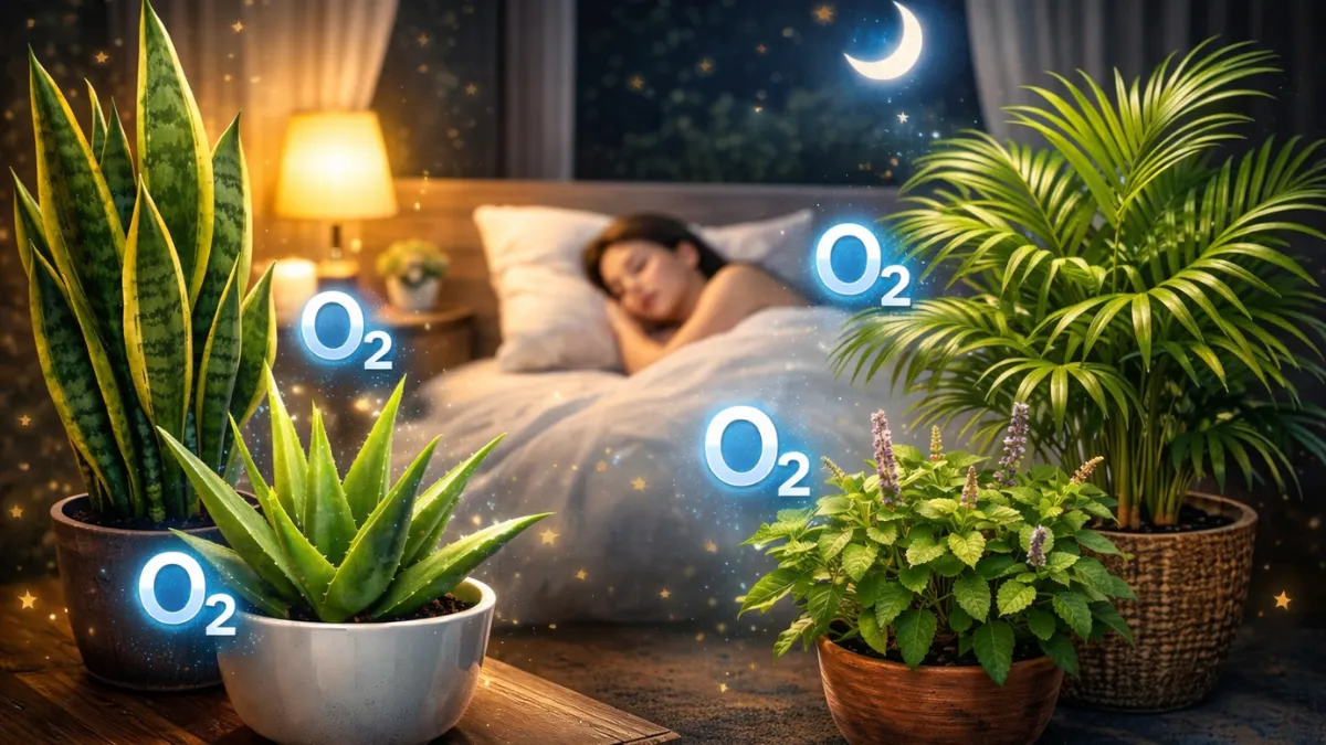 Oxygen Releasing Plants at Night: Best Bedroom Plants