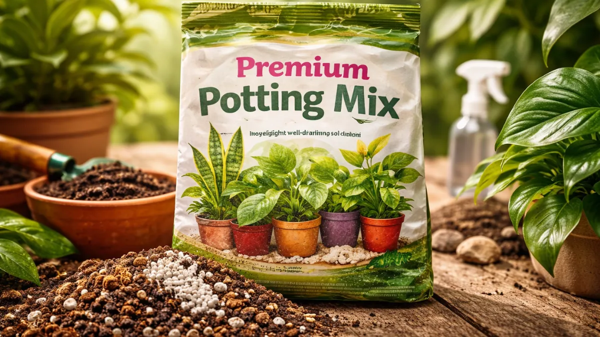Best Soil Mix for Indoor Plants : DIY Recipe & Ready Options