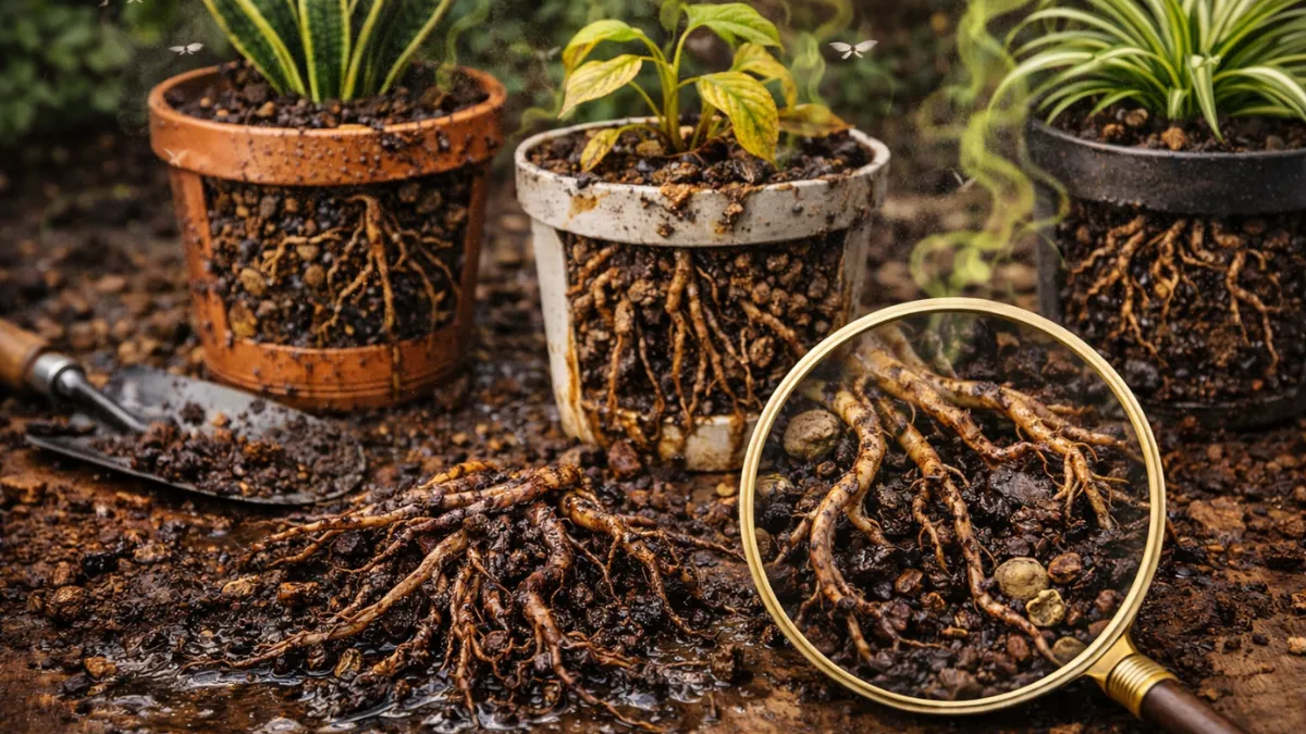 Why Indoor Plant Soil Smells Bad (And How to Fix It Safely)