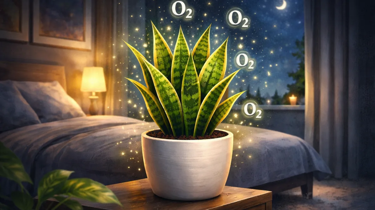 Snake Plant Oxygen at Night – Myth or Science? Truth Explained (2026)