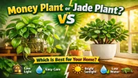 Money Plant vs Jade Plant : Which Is Better for Your Home?