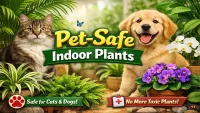 Pet-Safe Indoor Plants for Homes with Cats & Dogs (Safe List)