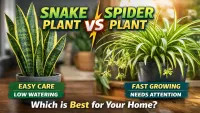 Snake Plant vs Spider Plant : Which Is Better for Indoors?