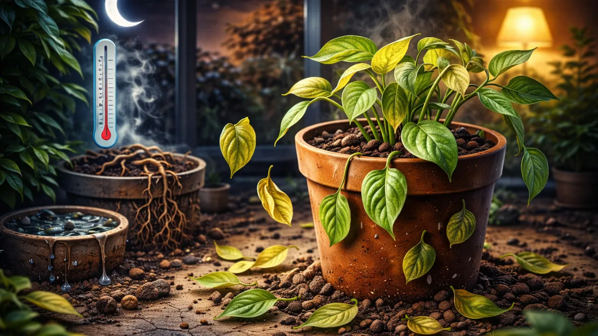 Why Indoor Plants Drop Leaves Overnight (Hidden Reasons)