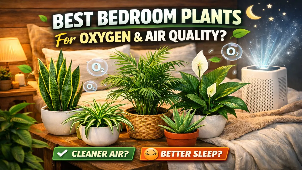 Best Bedroom Plants for Oxygen and Air Quality (Science-Backed Guide)