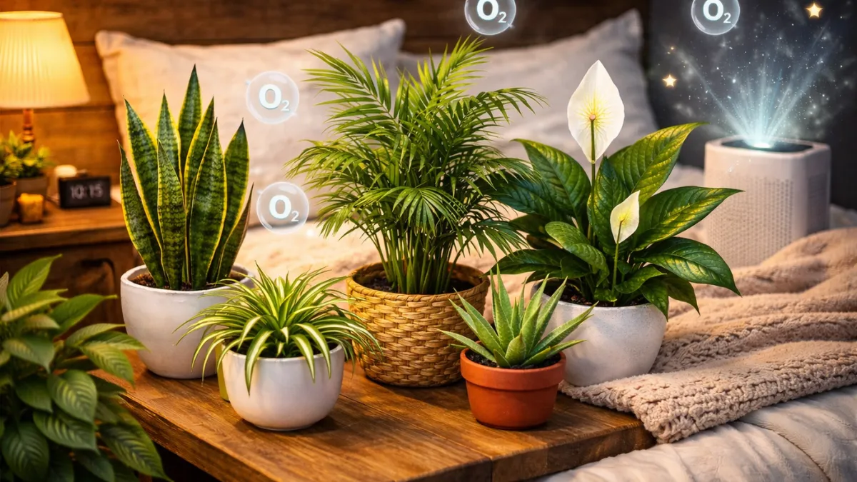 Best Bedroom Plants for Oxygen and Air Quality (Science-Backed Guide)