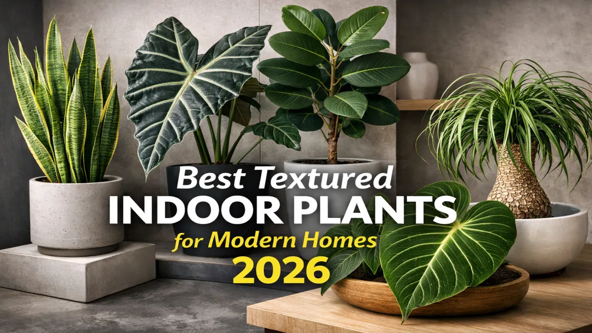 Texture-Forward Indoor Plants for Modern Décor (2026 Picks)