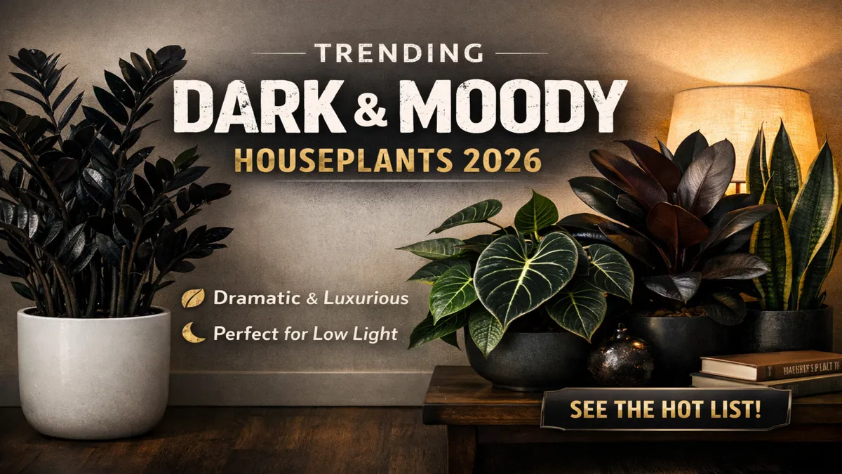 Dark & Moody Houseplants That Are Trending in 2026