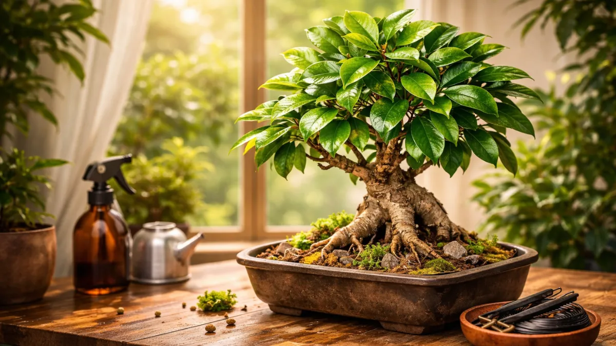 Ficus Bonsai for Interiors: Easy Guide for Beginners