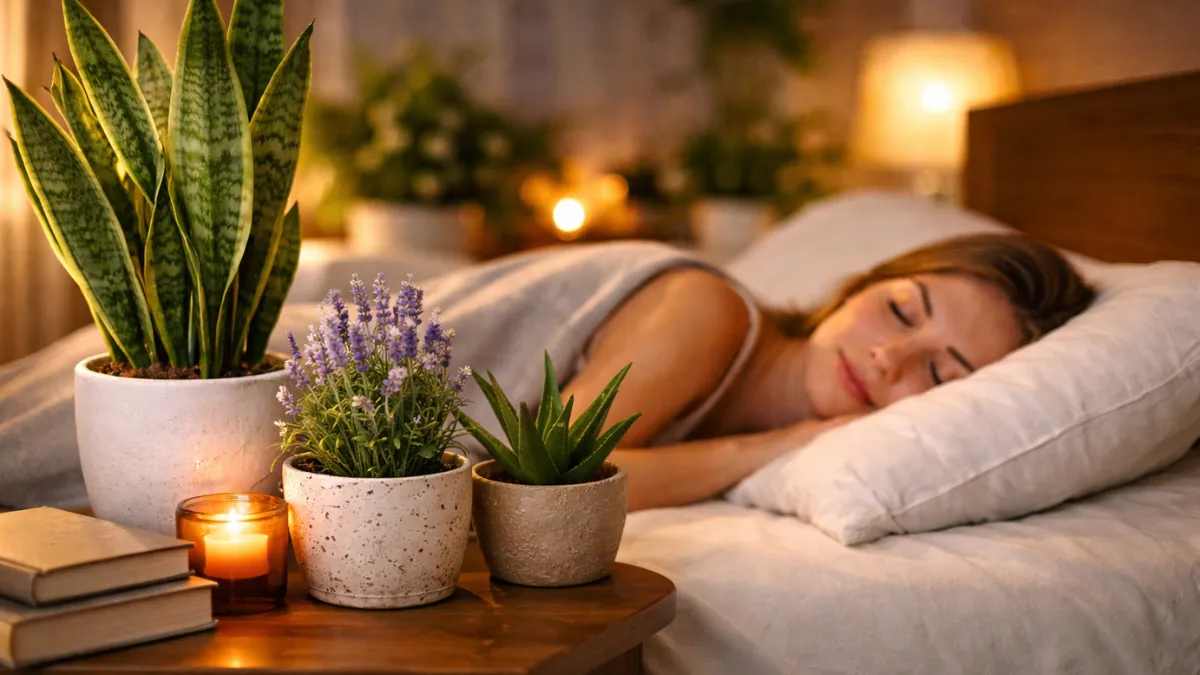 indoor plants sleep quality