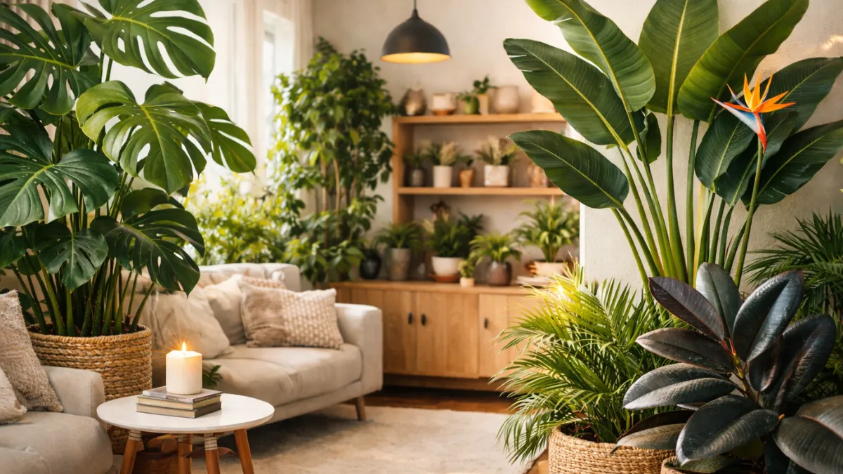 Large Statement Plants for an Indoor Jungle Style That Feels Alive