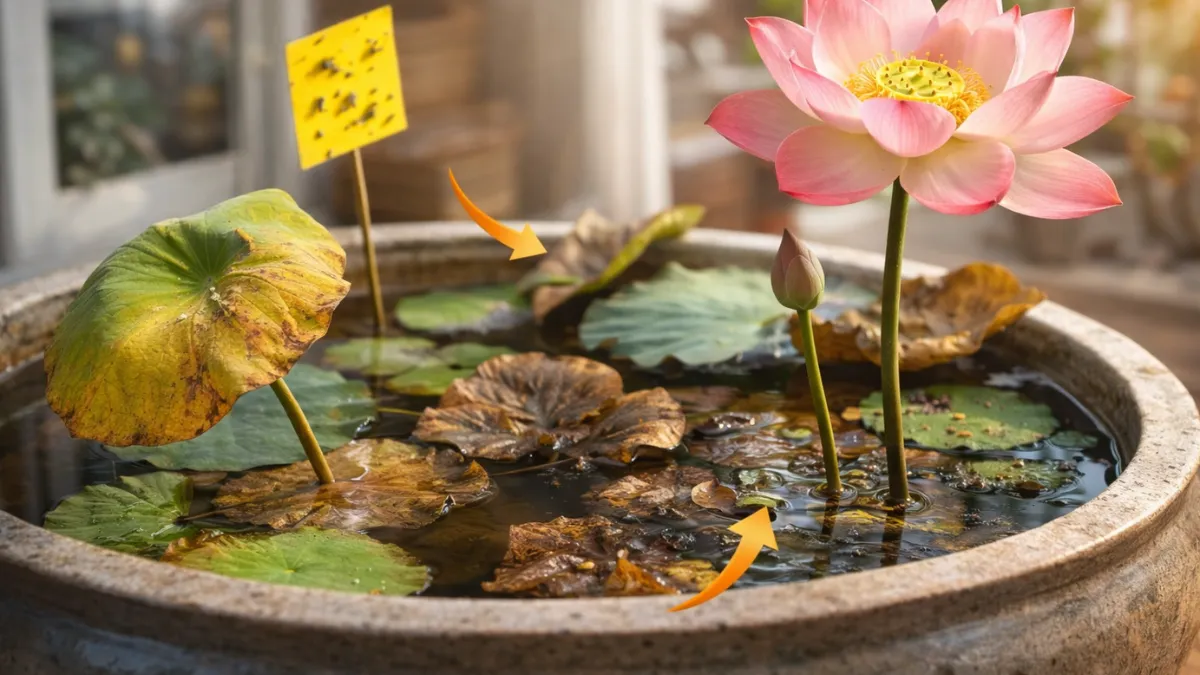 Pink Lotus Indoor : Symbolic Meaning & Growing Tips for Home Spaces