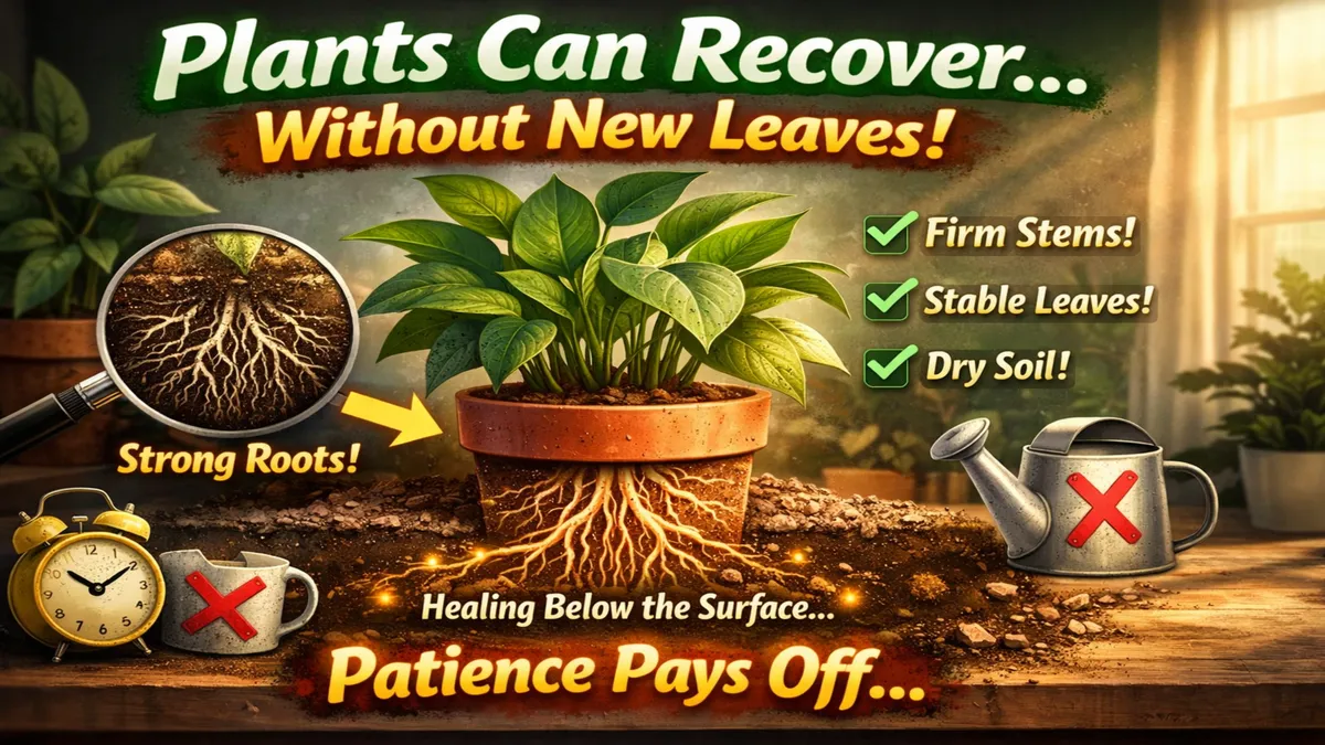 Can Indoor Plants Recover Without Growing New Leaves?