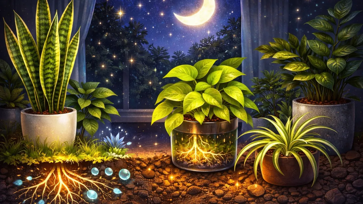 Why Indoor Plants Grow Faster at Night