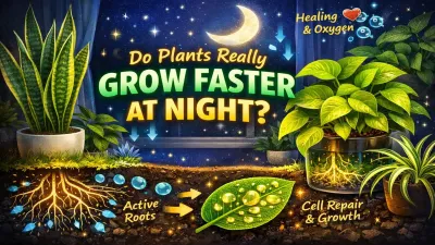 Why Indoor Plants Grow Faster at Night