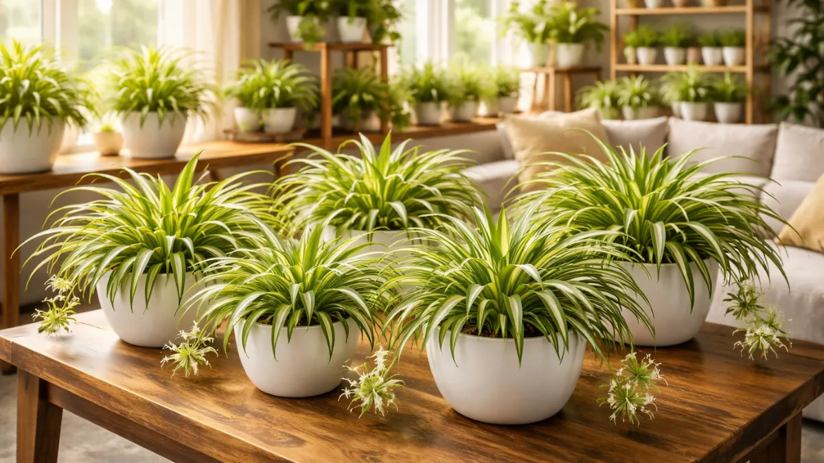 Do spider plants purify air