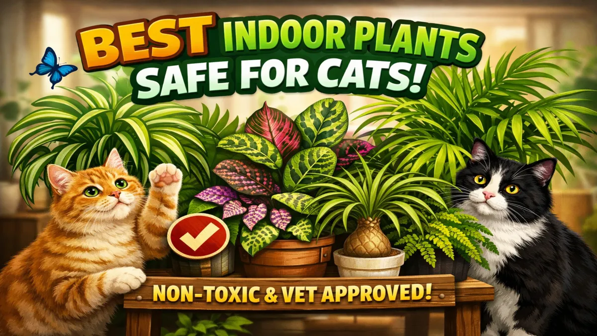 10 Pet-Safe Indoor Plants for Cats (Vet-Approved Choices)