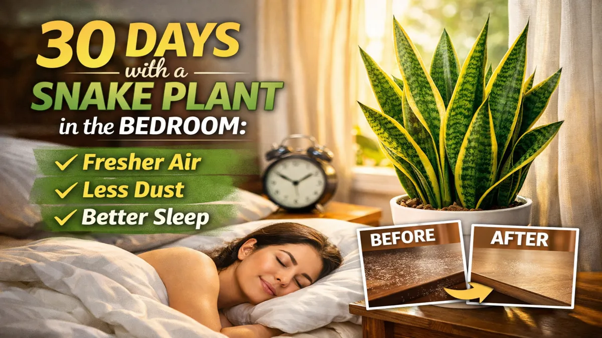 Snake Plant in Bedroom for 30 Days : What Changed?