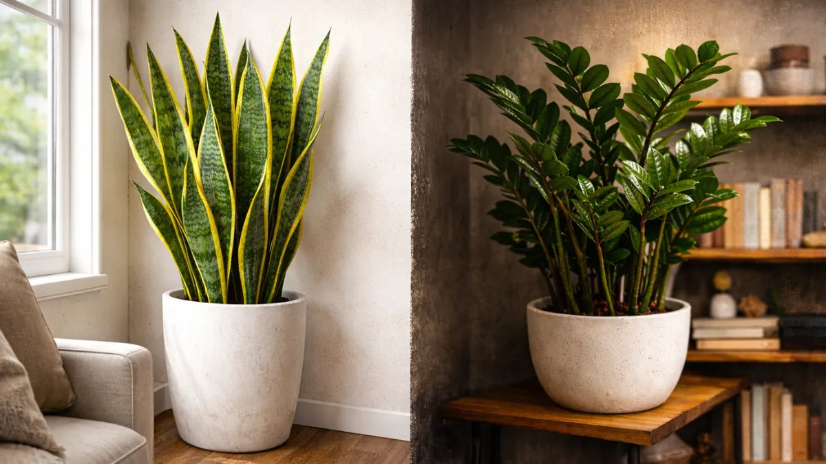 snake plant vs zz plant