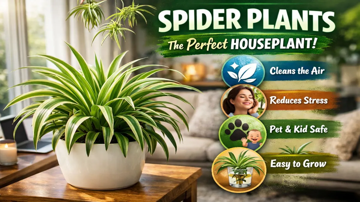 Spider Plant Benefits : Why Almost Every Home Needs One