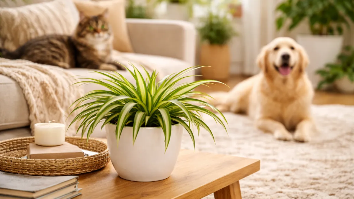 safe indoor plants for pets and children