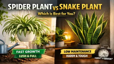 Spider Plant vs Snake Plant : Which One Should You Buy?